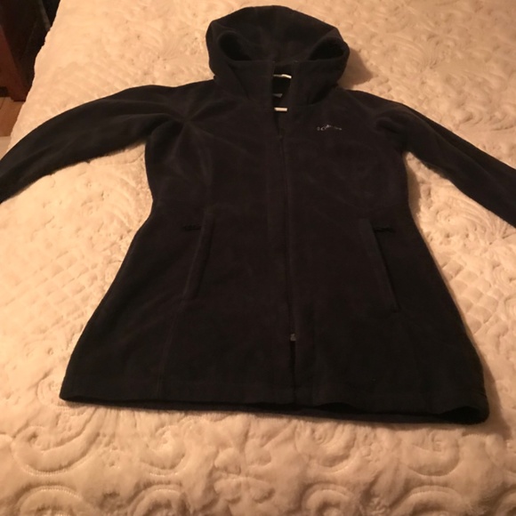 Columbia black fleece long zipper sweater - Picture 4 of 6